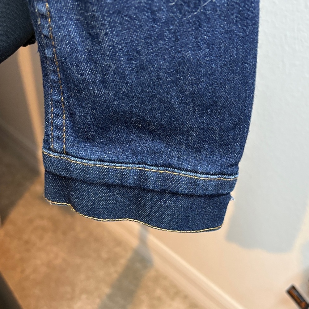 H&M Dark Blue cropped Jean Jacket - Picture 4 of 12